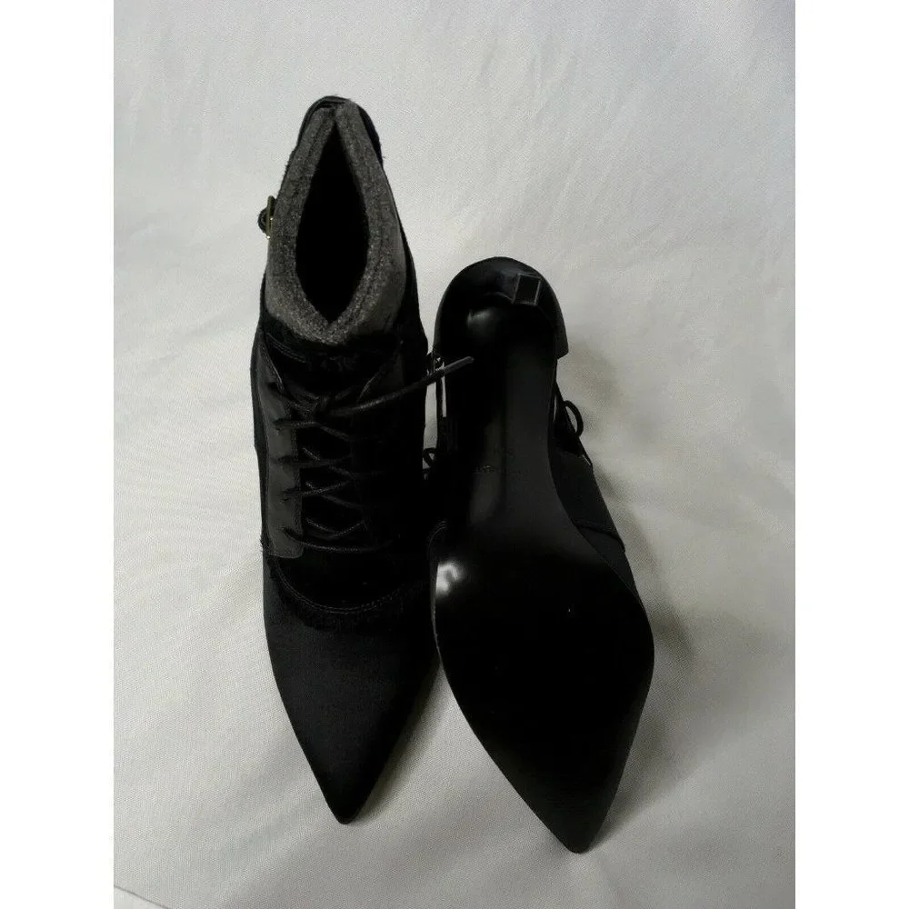 Nwob New Nine West Women's Takeashot Cut-Out Pump Black Halloween Us9.5 M